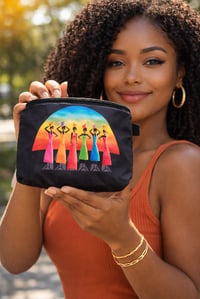 Image 1 of Black Cosmetics Bag - African Sistas