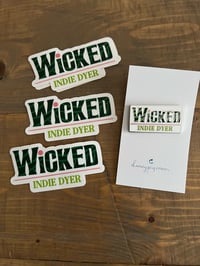 Image 1 of Wicked Advent Indie Dyer Enamel Pin (FREE STICKER)