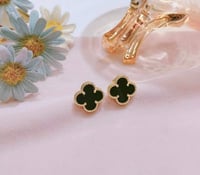 Black Flowers Stainless steel 