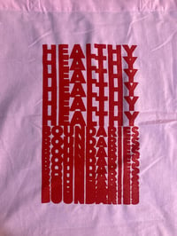 Image 3 of Pink Screenprinted Totes!