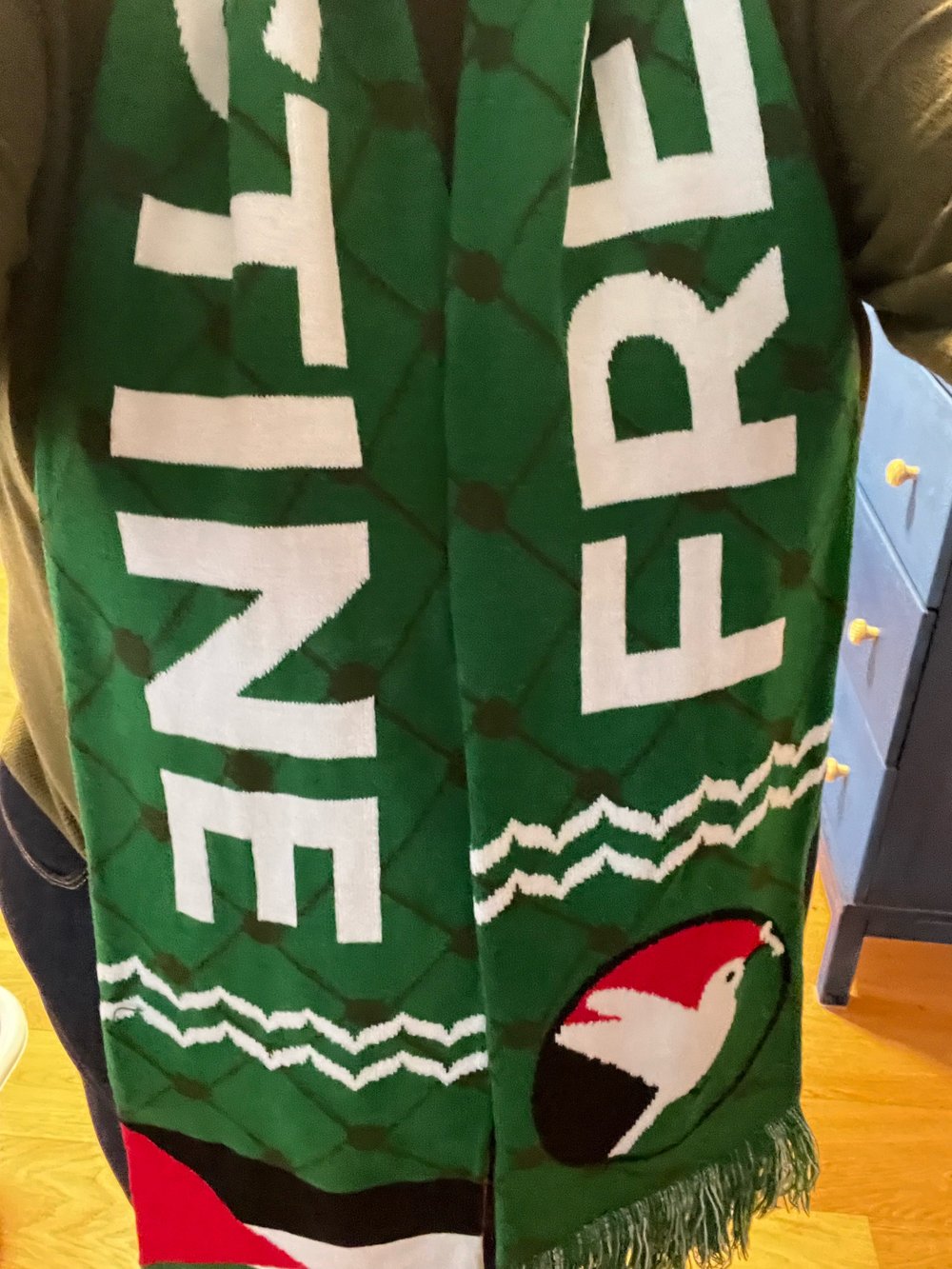 Image of Free Palestine Rugby Scarf