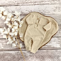 Image 1 of Newborn boys romper Rolando | beige 