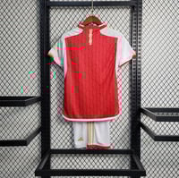 Image 2 of Arsenal 23/24 Home Kids Kit