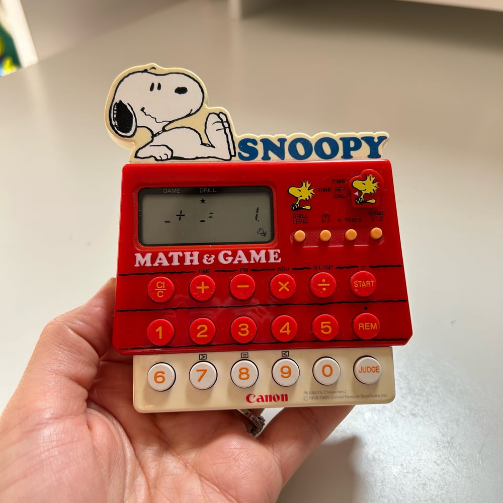 Image of JEU ELECTRONIQUE SNOOPY