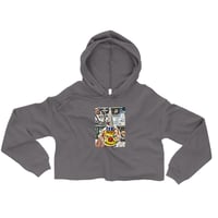 Image 1 of ArtxAdrienne Apparel "Ice Cream Joy" Women's Crop Hoodie
