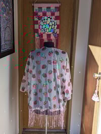 Image 4 of Berry sequin kimono