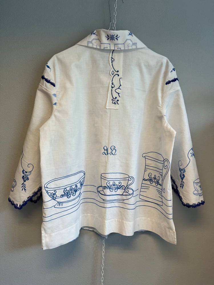 Image of Blue porcelain shirt (m/l)