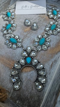 Image 1 of Crystal Western Necklace 