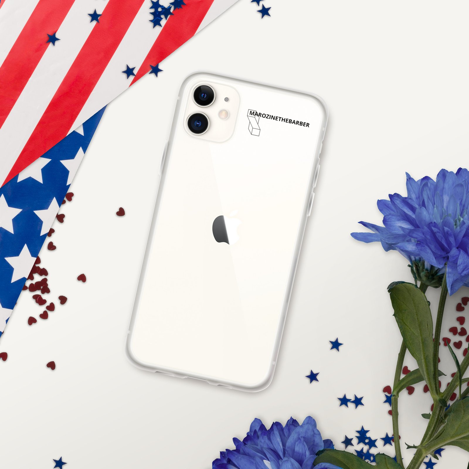 Apple Inc Marozinethebarber Special Edition Clear Case for iPhone