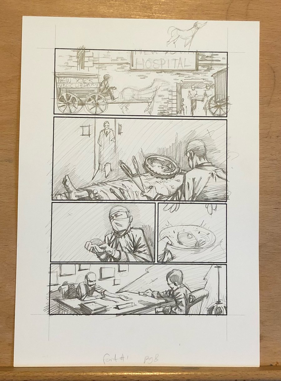 Image of Fort issue 1 page 8 pencils