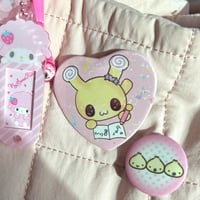 Image 2 of puni puni heart shaped button