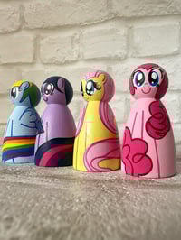 Image 2 of My Little Pony Peg Dolls - Set of 4