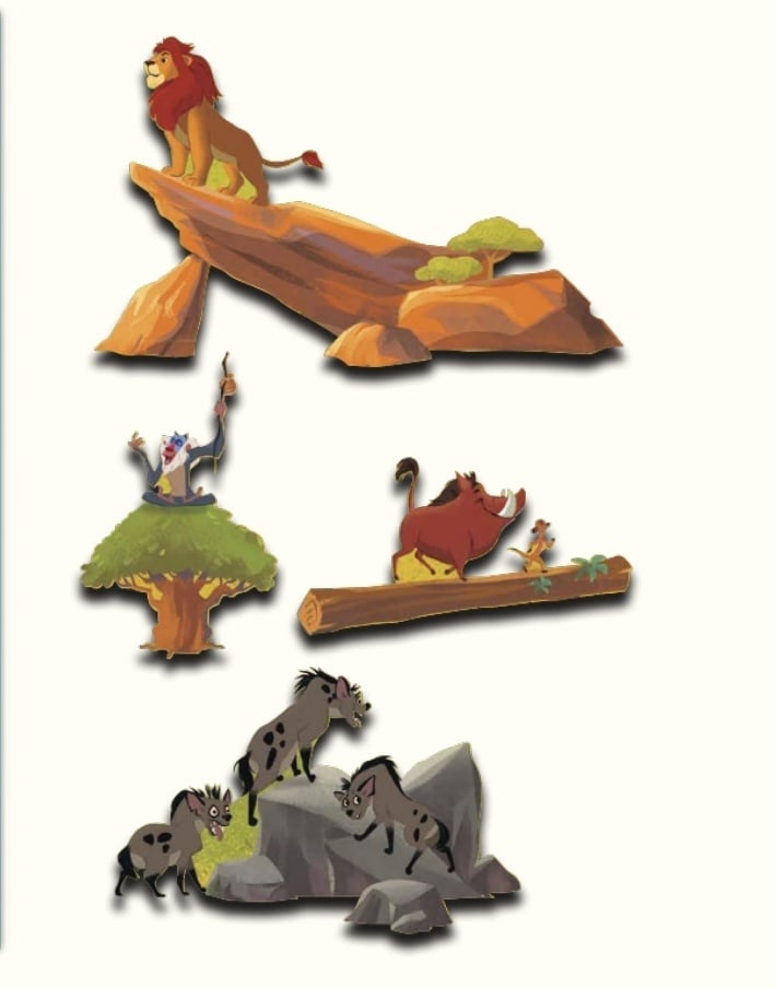 Image of The lion king disney maps wdi pin set le 400