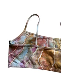Image 7 of L (38) Bralette in Earthy Geode Ice Dye