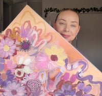 Image 1 of 🌸 M O T H E R S  D A Y  D R O P ✨ Original Painting Wildflowers 1 - 61 x 91.5cms