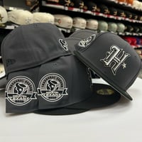 Image 2 of New Era 59Fifty Graphite Black Texans 