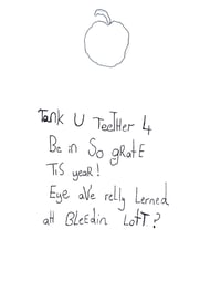 teacher card 