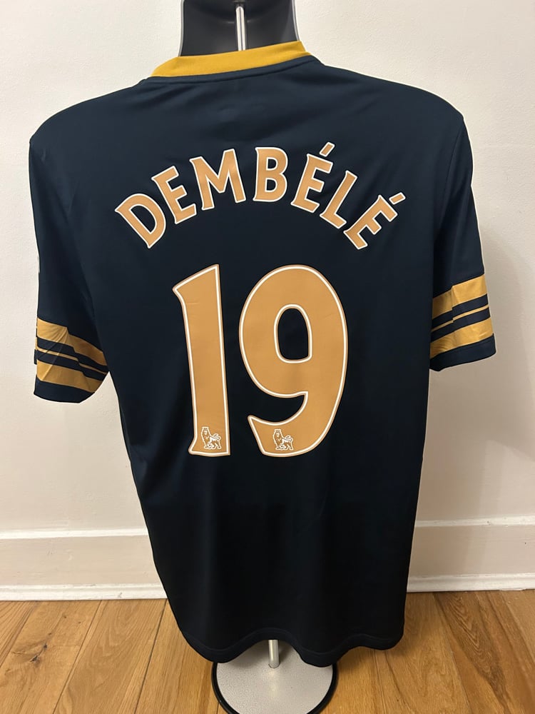 Image of Tottenham Hotspur “DEMBÉLÉ 19” 2016/17 Away Shirt + PL patches (L)