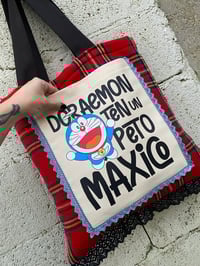 Image 3 of Bolsiña feita a man. DORAEMON cadros. Deseño exclusivo!