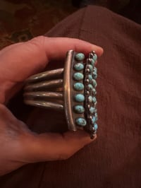 Image 3 of Very vintage turquoise cluster 