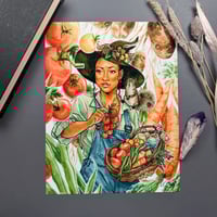 Image 1 of Abundance Witch Signed Watercolor Print