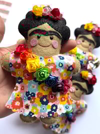 Image 3 of Frida Kahlo felt decoration/bag charm