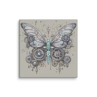 Image 2 of Steampunk Butterfly Canvas