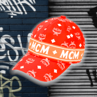 Mcm Visetos Red 💢 Baseball Cap 🧢 