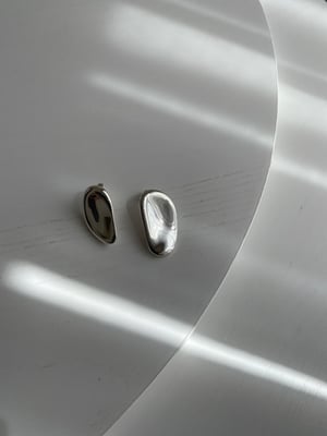 Image of Palette Earrings Long (Silver)