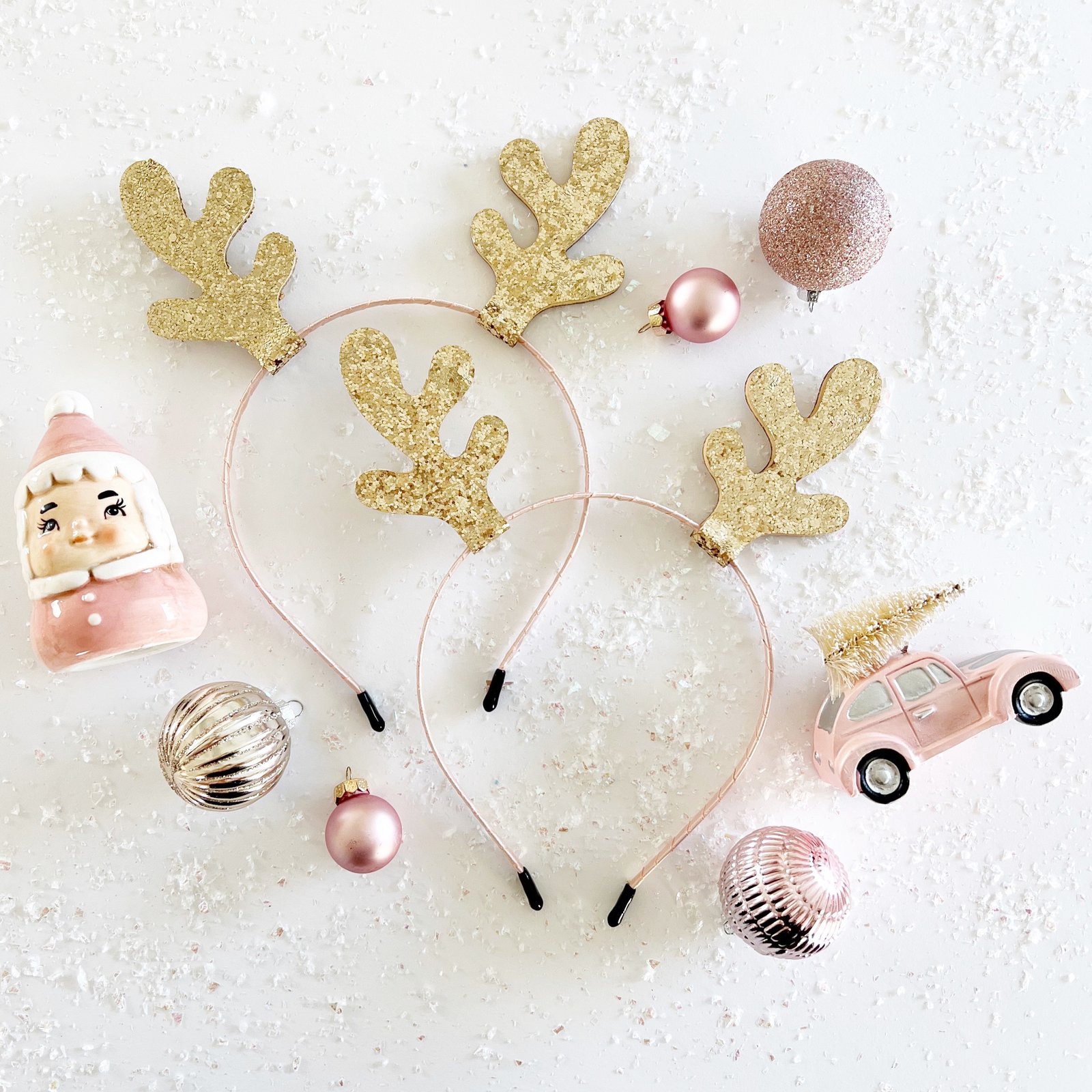 the daydream republic — Glitter Reindeer Headband