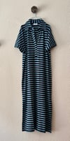 BLUE STRIPES KNIT KAFTAN