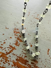 Image 8 of prehnite rosary style necklace