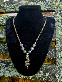 Image 1 of Labradorite Serpent Necklace 