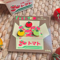 Image 2 of Tomato Trio Mini Pin Set