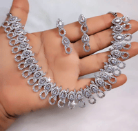 Image 3 of Alaya_Premium Australian Diamond Set with Earrings