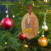 Magnificat Wooden Ornament