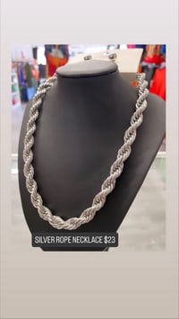 Silver Rope necklace 