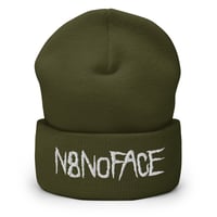 Image 4 of N8NOFACE Scratch Logo Cuffed Beanie (+ more colors)