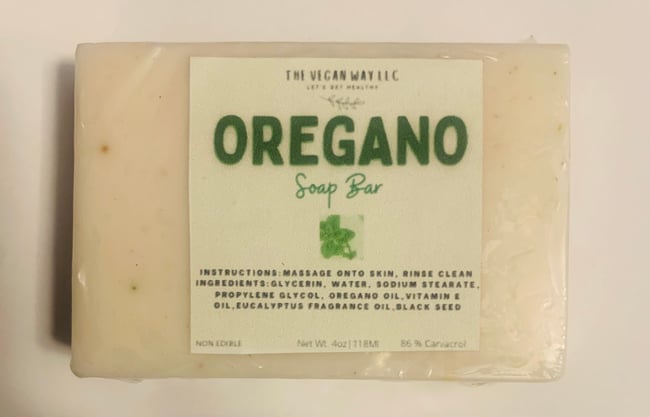 Oregano soap bar