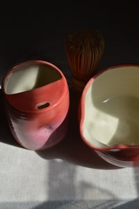 Image 1 of Grip To-Go Sipper & Matcha Bowl - Swamp Azalea