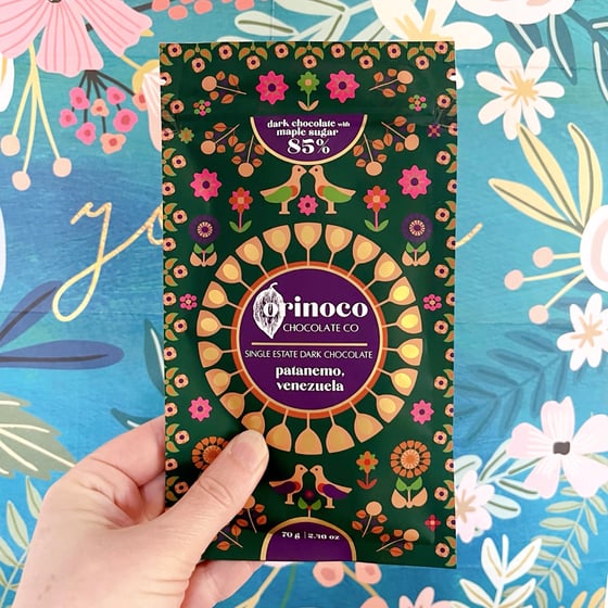 Image of Orinoco Chocolate 85% Patanemo Venezuela Dark Chocolate with Maple Sugar