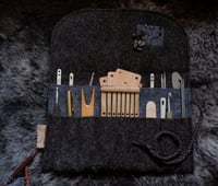 Image 1 of Harting Black Felt Tool Wrap #10