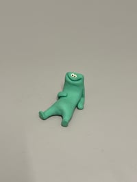 Image 6 of happy relaxed green thing