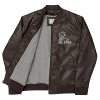 Image 3 of BACK 2 BACK LEATHER BOMBER