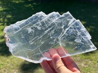 Image 1 of Transparent Selenite Slab #2584
