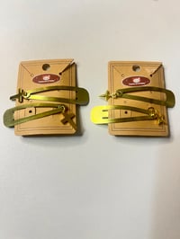 Image 4 of Button & Dangle Hair Clips
