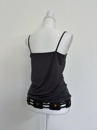 Image 3 of 00s Gray green tank top // L