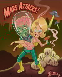 Mars Attacks Print
