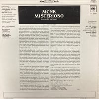 Image 2 of Thelonious Monk - Monk Misterioso