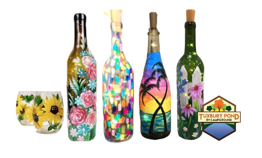 Image of Glass Paint Party 5/28 Tuxbury Pond Campground